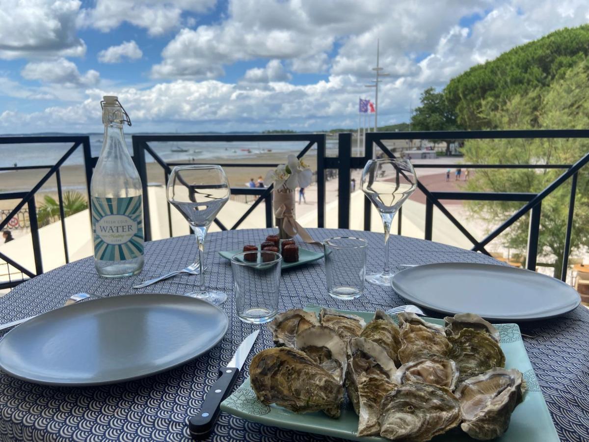 T2 Vue Exceptionnelle Sur Le Bassin D'Arcachon Apartman Andernos-les-Bains Kültér fotó